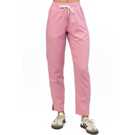 Spodnie medyczne MEDI TEDDY - VELVERDA VITAL PINK